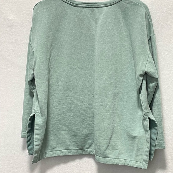 Eileen Fisher Light Green Knit Top - Picture 8 of 9